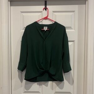 Forest Green Blouse